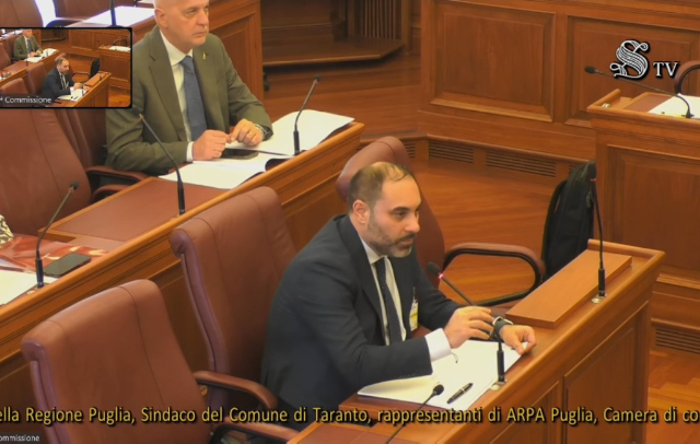 Audizione al Senato sulla continuità produttiva e occupazionale dell'ex Ilva: l'intervento del sindaco Melucci