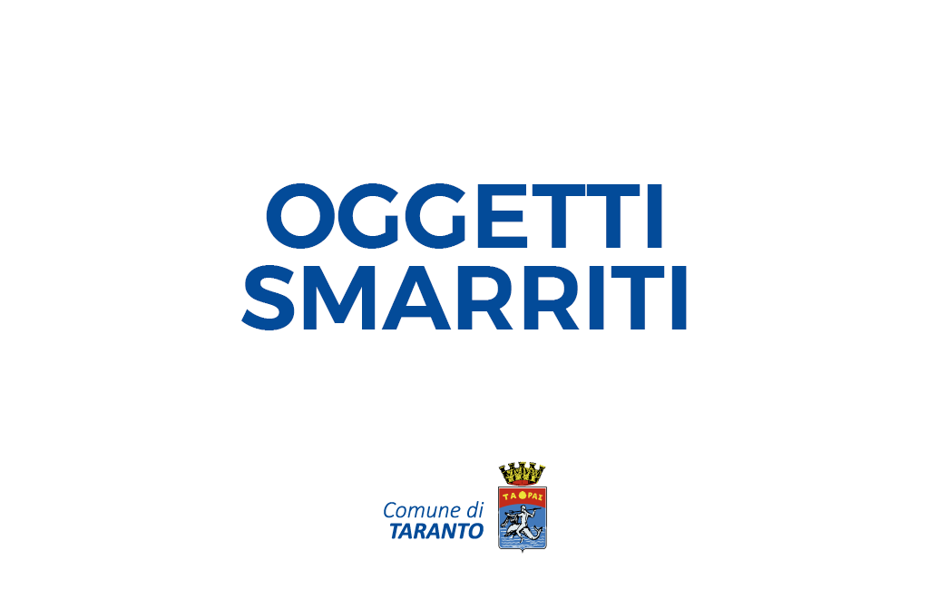 Oggetti smarriti 2024