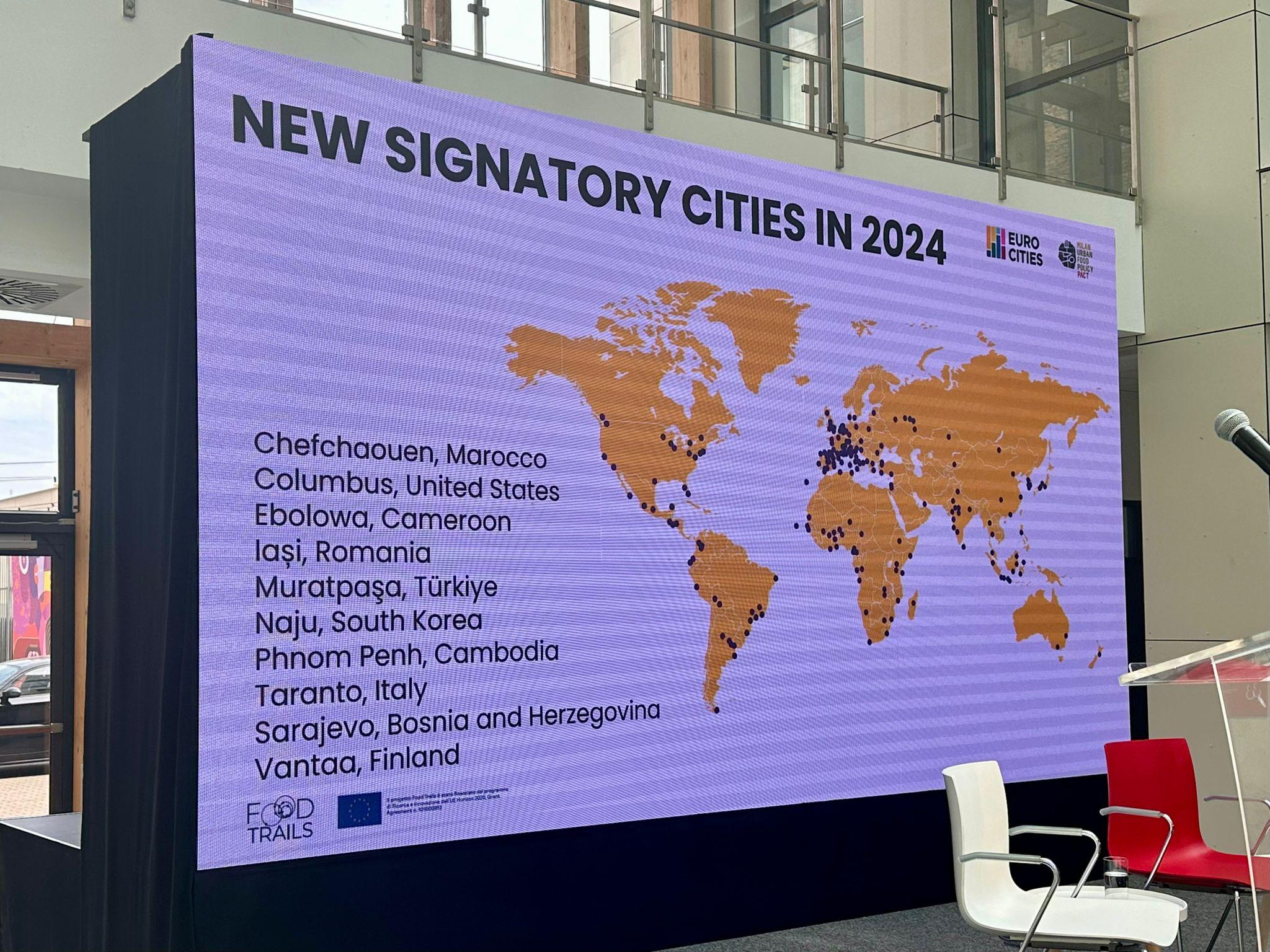 Sostenibilità e politiche alimentari, Taranto è ufficialmente nella rete Eurocities/MUFPP