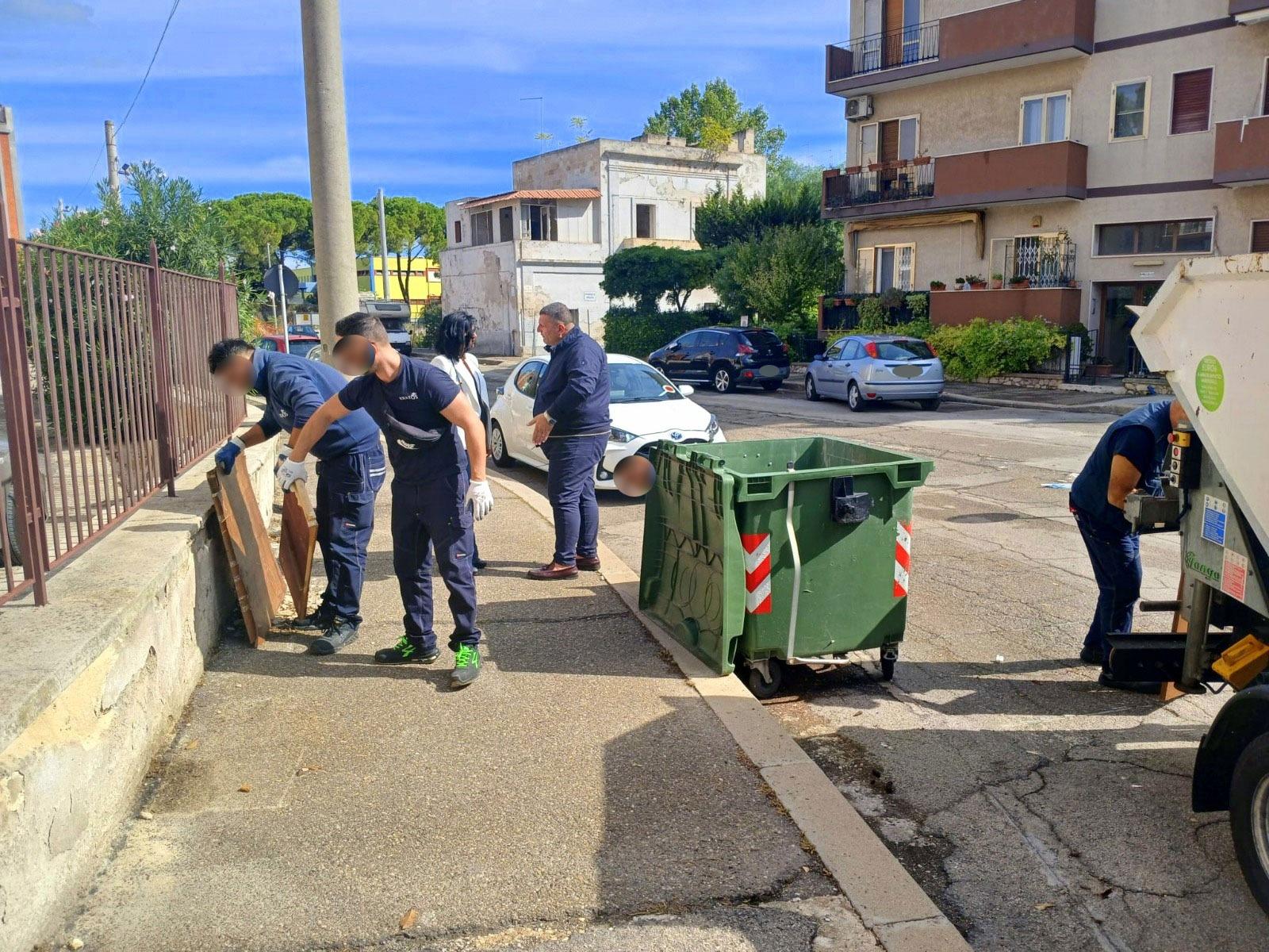 Lotta all’abbandono di rifiuti ingombranti in città