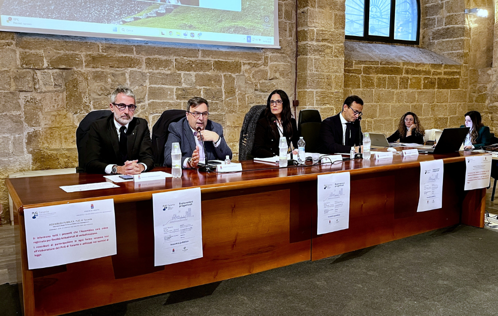 Il Comune di Taranto continua il percorso di “Esplorazioni Progettuali” per il PUG