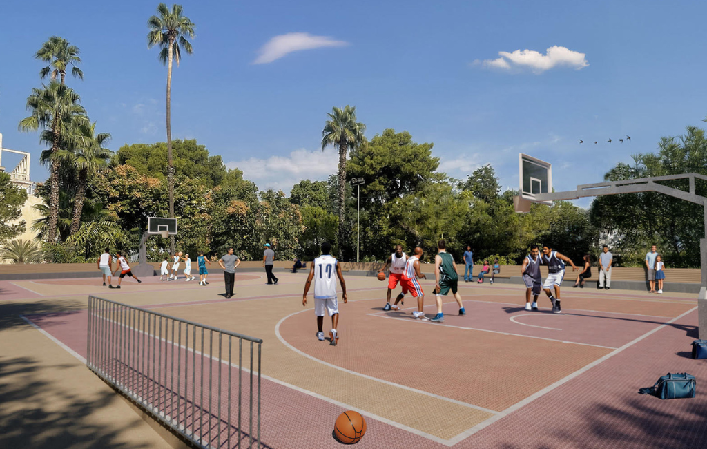 Campi da "basket 3x3" in Villa Peripato, via libera al progetto di fattibilità